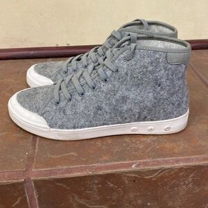rag & bone Women's Standard Issue Wool High Top Lace Up Sneakers